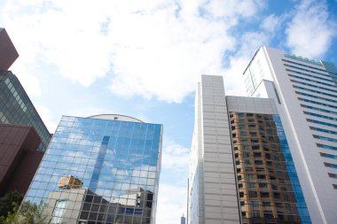 Şehir mimarisi arka plan görüntüsü 