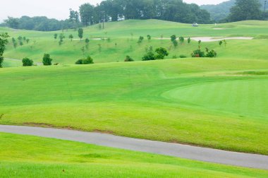 Kırsalda golf sahası