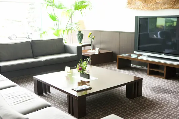interior of lounge room in modern office