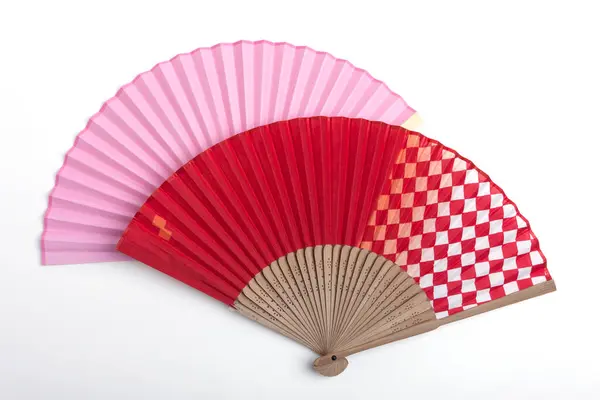 Top View Japanese Fans — Stock Photo, Image