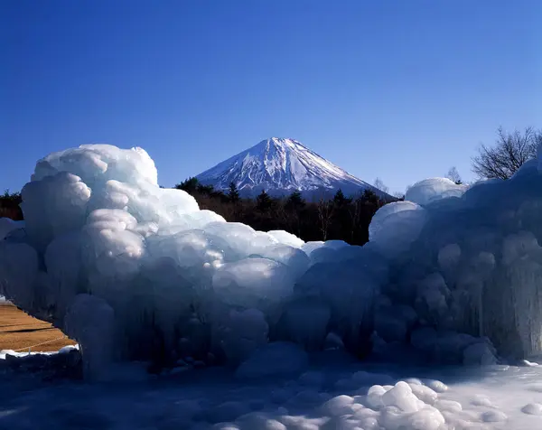 Aussichtsreiche Aufnahme Vom Berühmten Fuji Gebirge Japan — Stockfoto