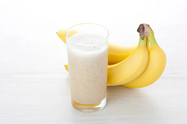 Milkshake Banana Healthy Breakfast — Stock Photo, Image