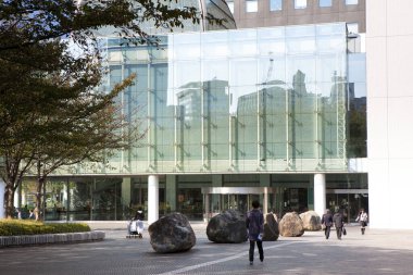 Kentsel zemin, modern şehir manzarası 