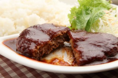 Lezzetli yemek yakın çekim görüntüsü