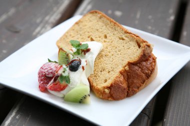 Lezzetli yemek yakın çekim görüntüsü