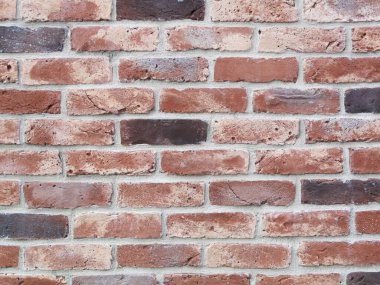 Duvarın arkası tuğla. kırmızı tuğla duvar