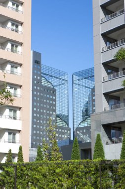 şehir arkaplanı, modern şehir mimarisi