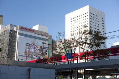 Kentsel zemin, modern şehir manzarası 