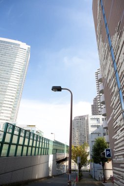 Kentsel zemin, modern şehir manzarası 