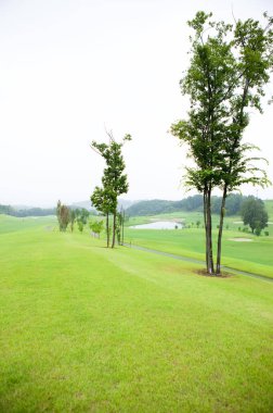 Doğa manzarası çok güzel. Golf sahası 