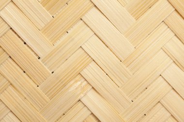 Bambu hasırı dokusu, hasır dokunun arkaplanı.           