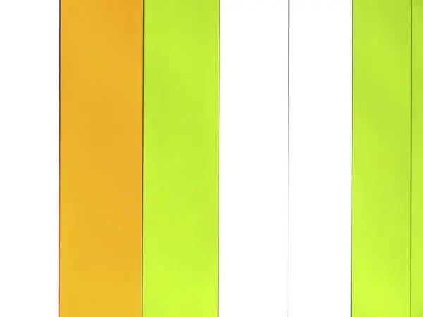 Yeşilin Farklı Tonlarında Renkli Pankartlar — Stok fotoğraf