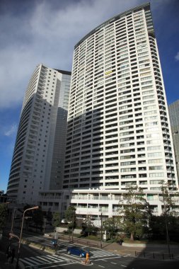 Modern şehrin kentsel arka plan görüntüsü