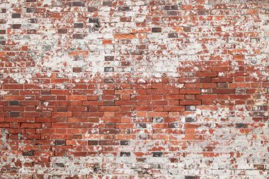 eski kırmızı tuğla duvar arkaplanı, grunge dokusu          