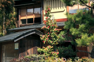 Asya köyündeki eski güzel mimari detayları.