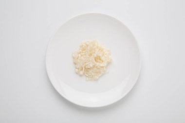 Lezzetli Asya yemeklerinin yakın çekim görüntüsü