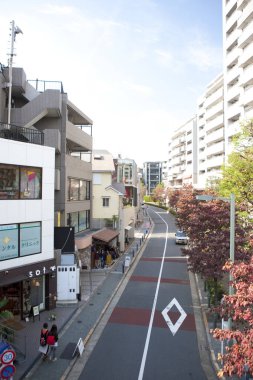 Şehir mimarisi arkaplan gündüz görünümü 