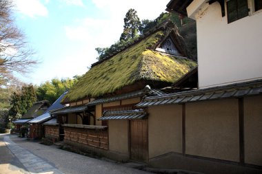 Asya köyündeki eski güzel mimari detayları.