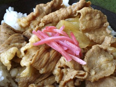 Lezzetli sığır eti kasesi.