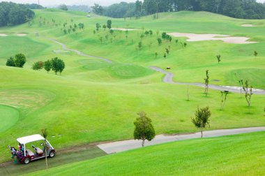 Kırsalda golf sahası