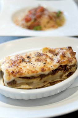 Lezzetli yiyeceklerin yakın görüntüsü