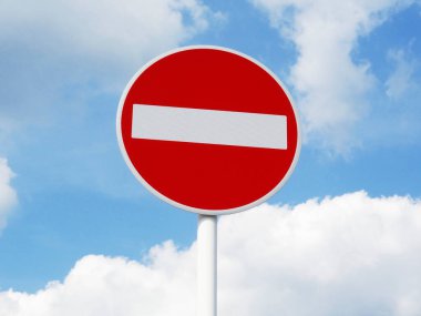Yol işareti yok, girmeyin, tek yönlü yol.