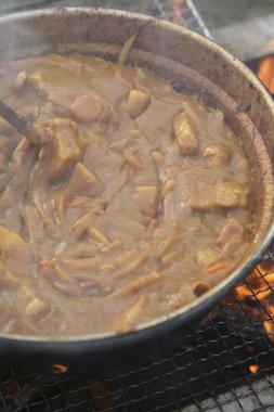 Tatli çanak hazirlamanin yakin görüntüsü