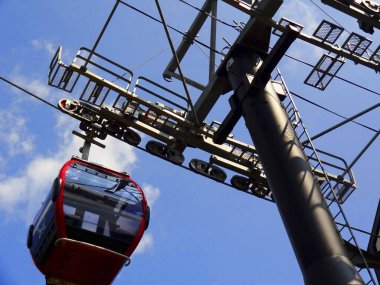 Teleferik görünümünü