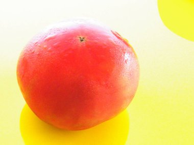 Taze kırmızı domates manzarası