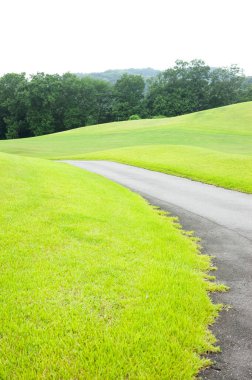 Kırsalda golf sahası