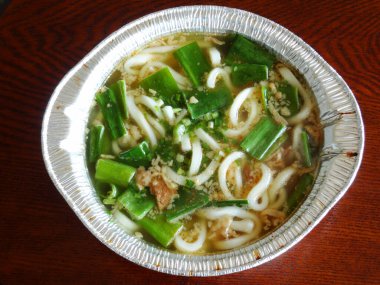 Lezzetli Japon yemeklerine yakın çekim