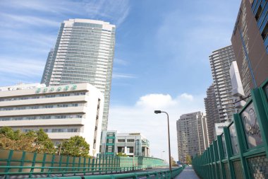 Kentsel zemin, modern şehir manzarası 