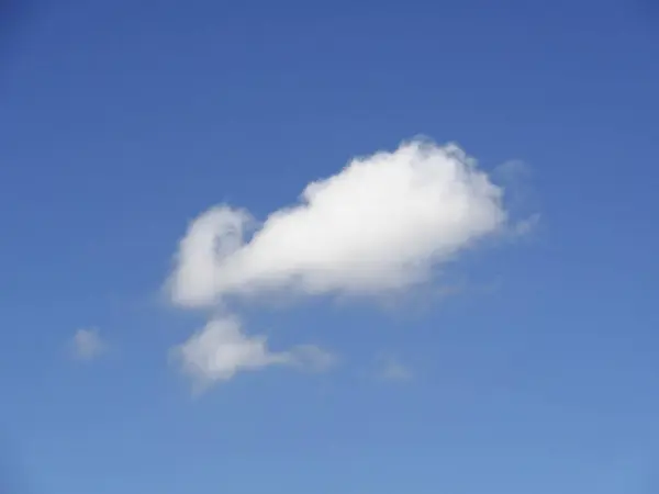 Cielo Azul Con Fondo Nubes Blancas —  Fotos de Stock
