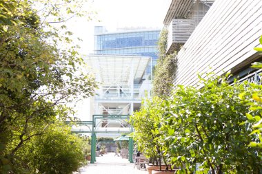 Şehir mimarisi, şehir konsepti arka plan görüntüsü