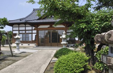 Japon bahçesi ve evi Japonya 'da.