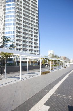 Şehir mimarisi, şehir konsepti arka plan görüntüsü