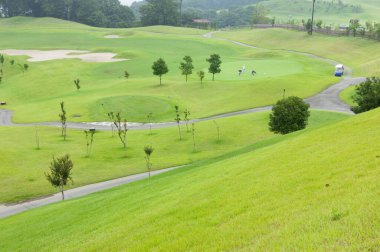 Kırsalda golf sahası