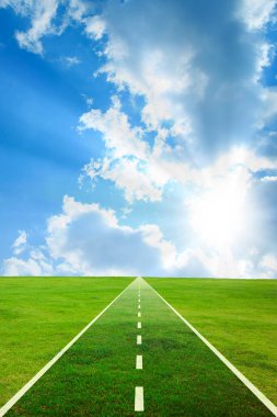 Yeşil çayıra giden yol