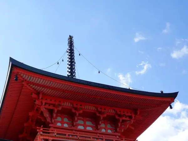 Blick Auf Das Tempelgebäude Traditionelle Japanische Architektur — Stockfoto