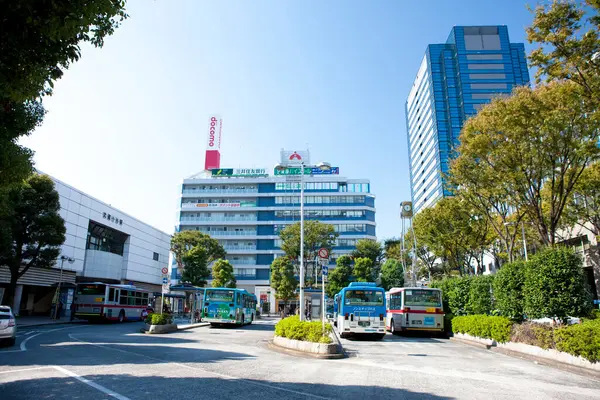 stock image Urban background, city streets view 