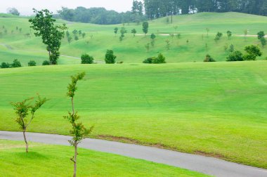 Kırsalda golf sahası