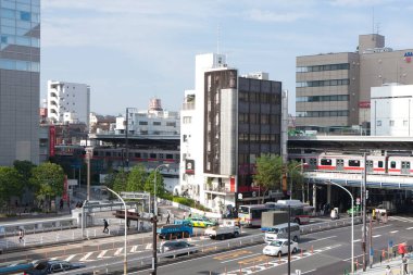 Şehir mimarisi arka plan görüntüsü 