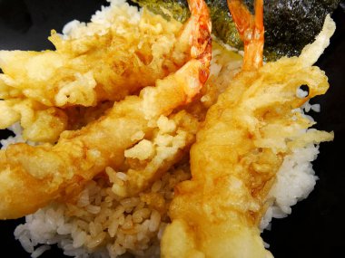 Geleneksel Japon mutfağının yakın çekim görüntüsü