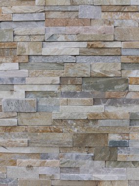 Taş duvar arkaplanı. Dekoratif taşların dokusu 