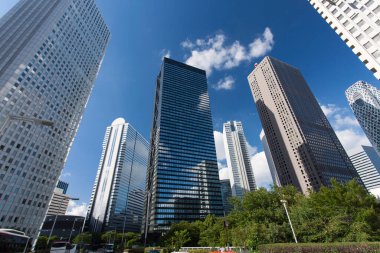 Şehirdeki modern gökdelenler