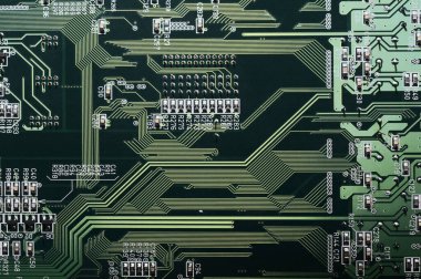 Devre kartı arka planı, elektronik bilgisayar kartı. 