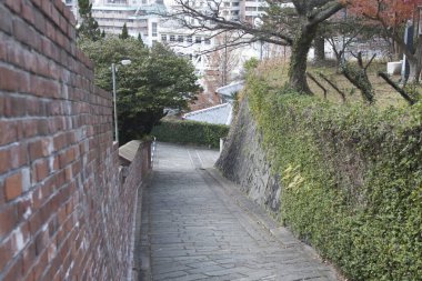 şehir konsepti arka plan, güzel şehir manzarası, Japonya