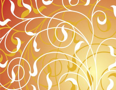 Çiçeksel illüstrasyon, kusursuz duvar kağıdı..