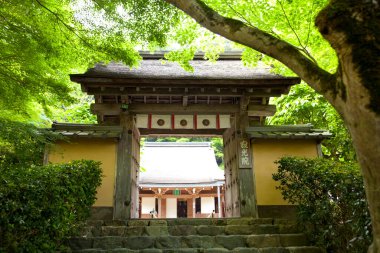 Eski geleneksel Asyalı mimari detayı