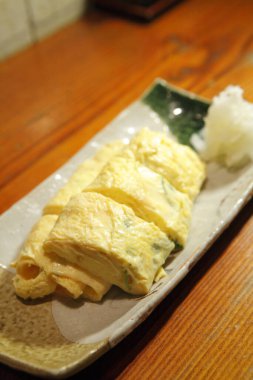 Omletin mutfak fotoğrafı.